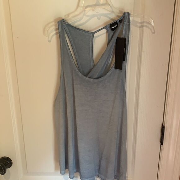 New Mono B open back tank top blue - Picture 2 of 8
